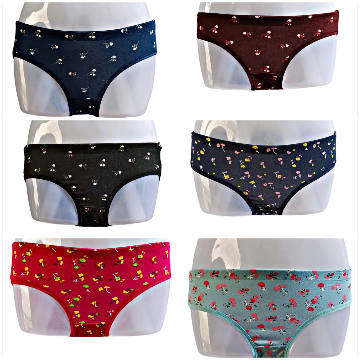 SALONI IRIS BRIEFS FOR GIRLS PACK OF 6