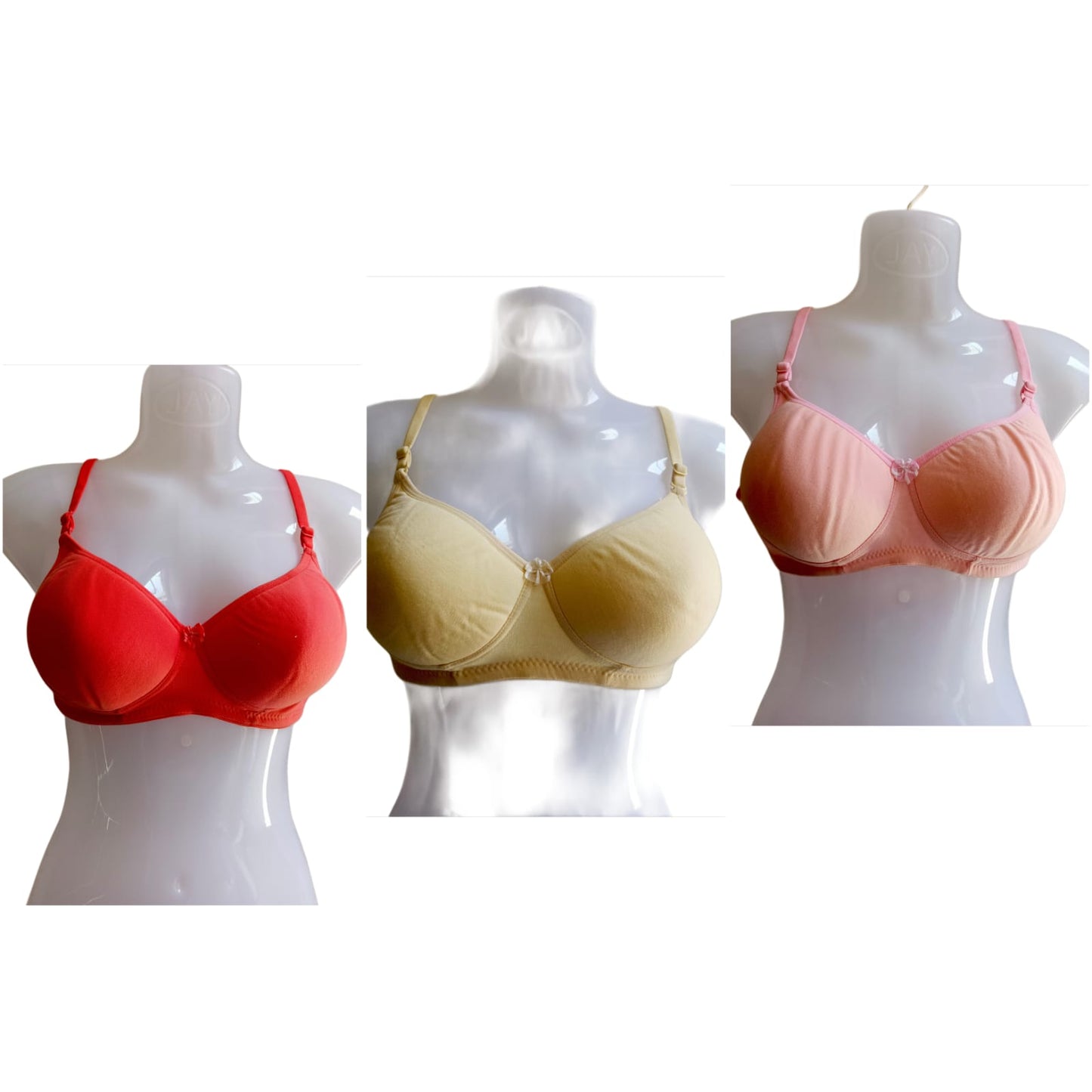 SALONI SHAGUN LIGHT FOAM BRA FOR GIRLS pack of 3