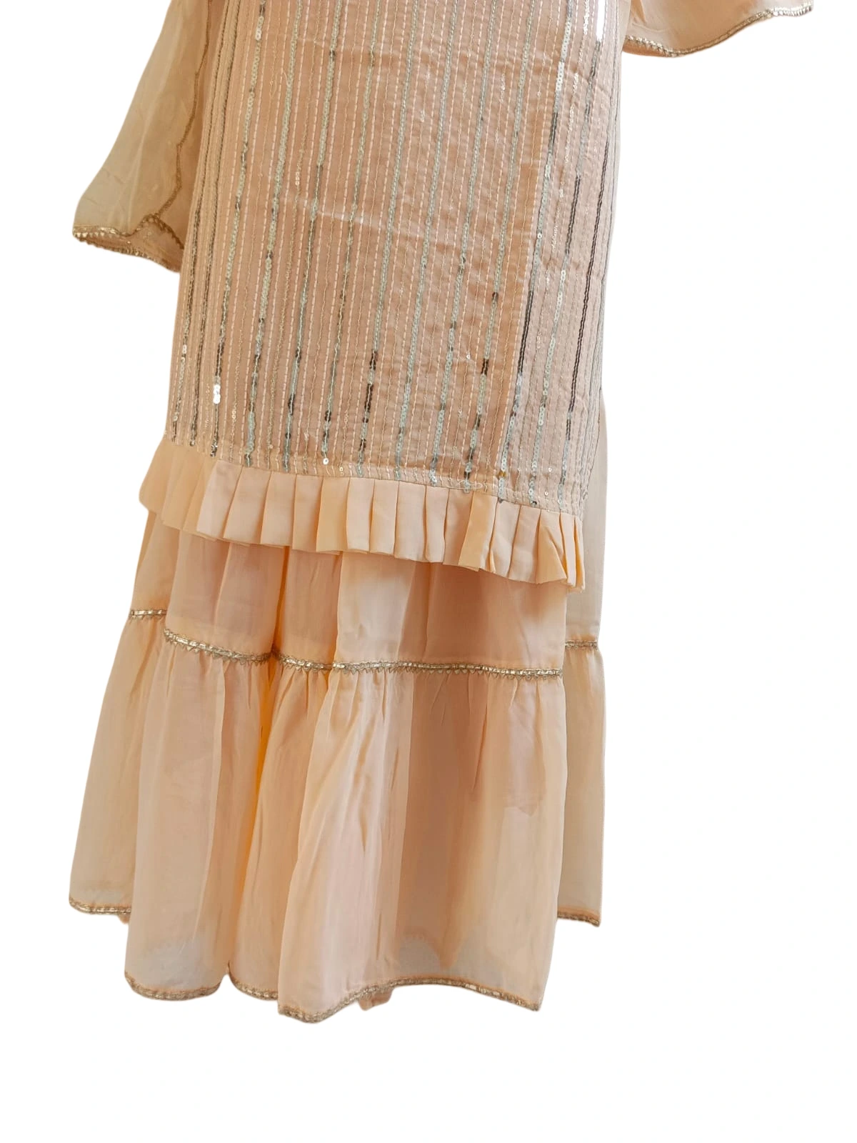 fancy sharara suit with dupatta size XL code no 111