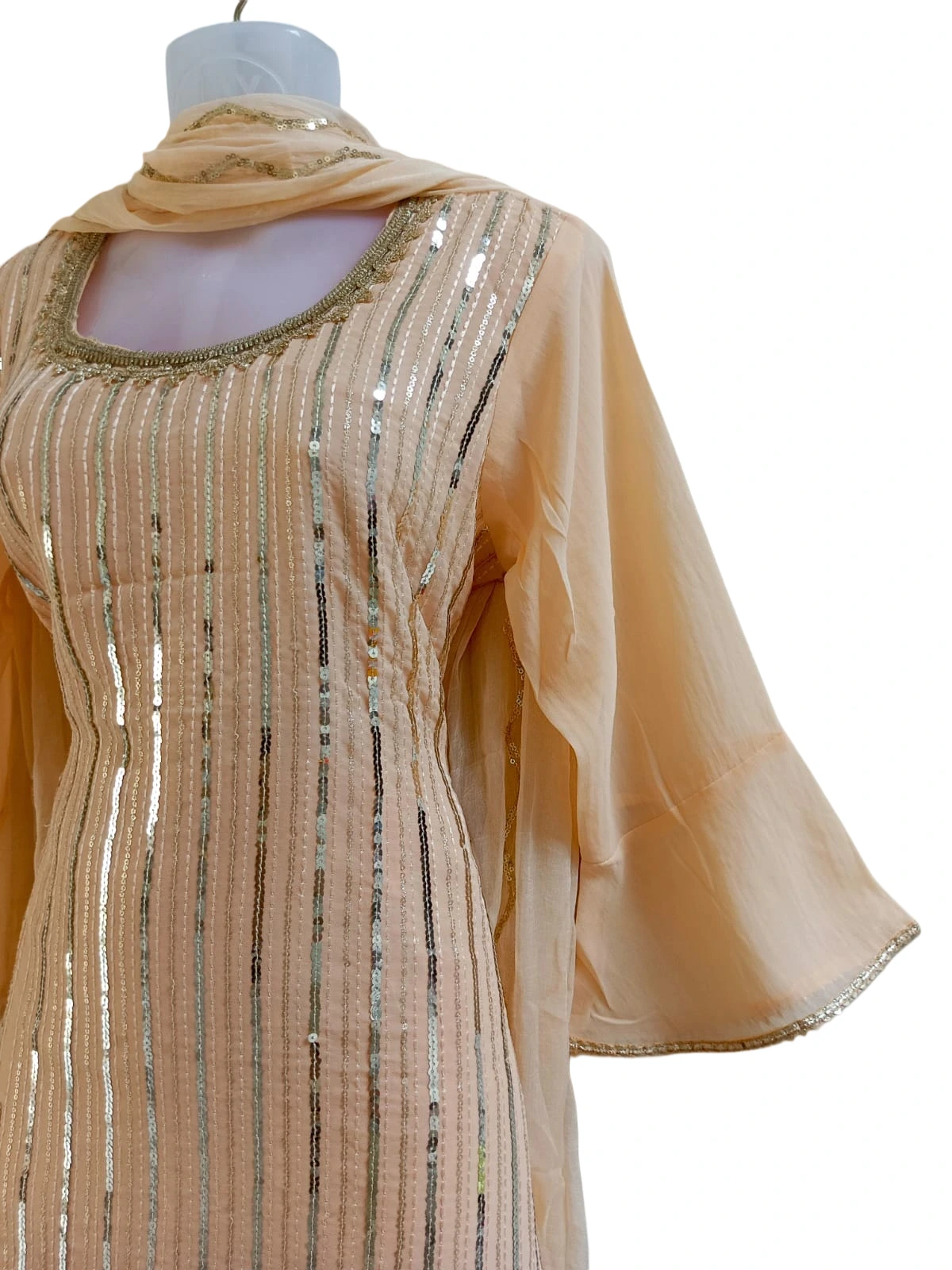 fancy sharara suit with dupatta size XL code no 111