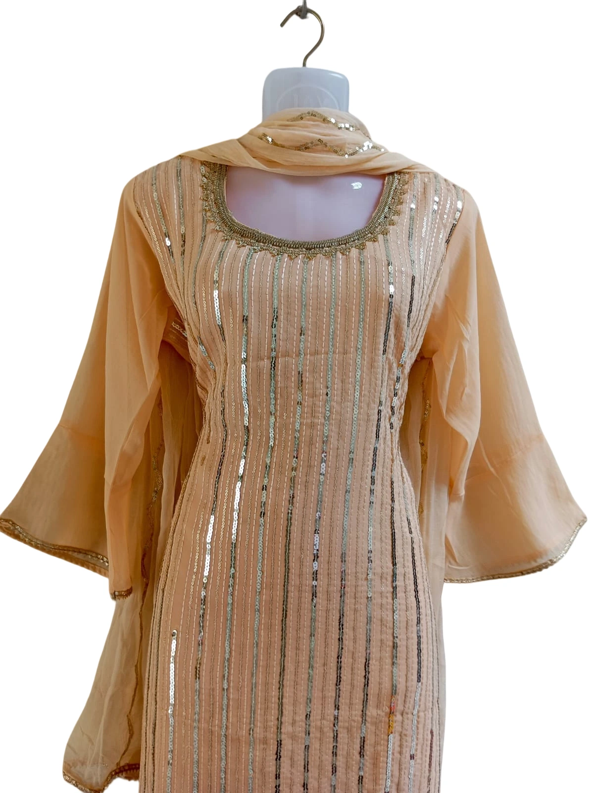 fancy sharara suit with dupatta size XL code no 111