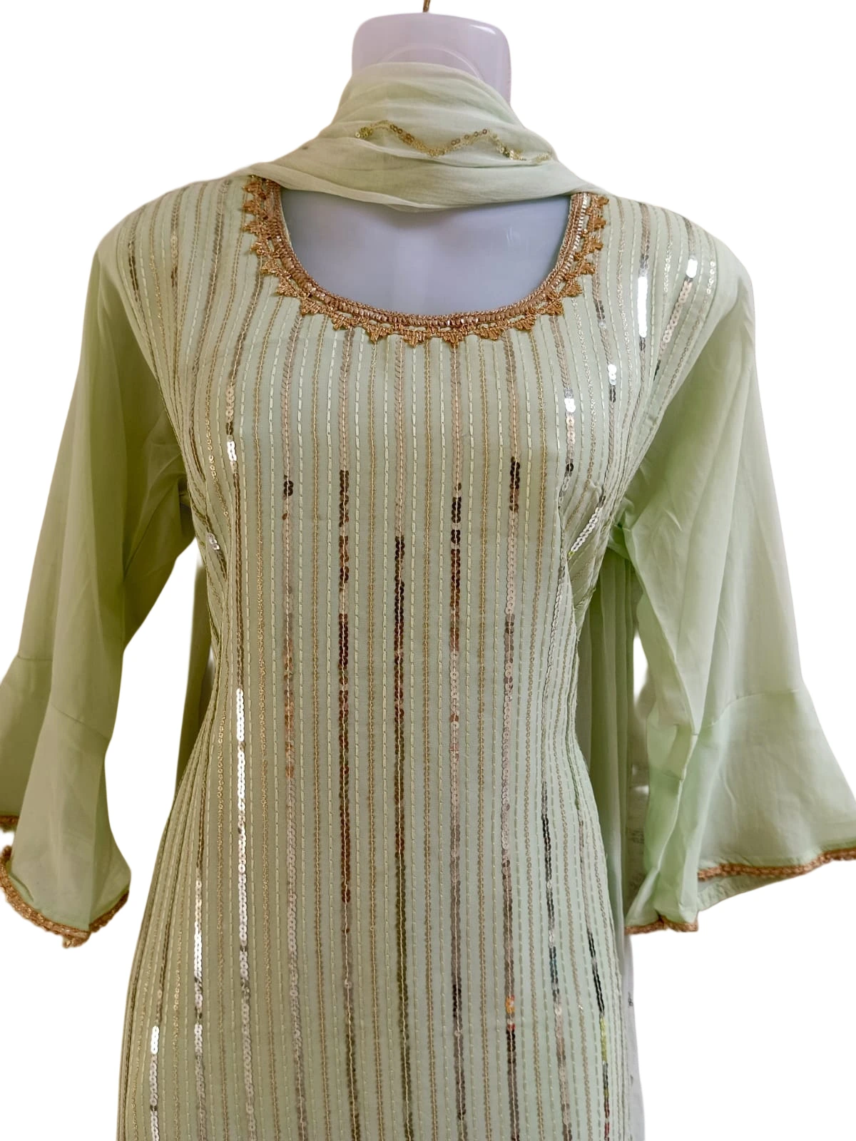 fancy sharara suit with dupatta size XL code no 111