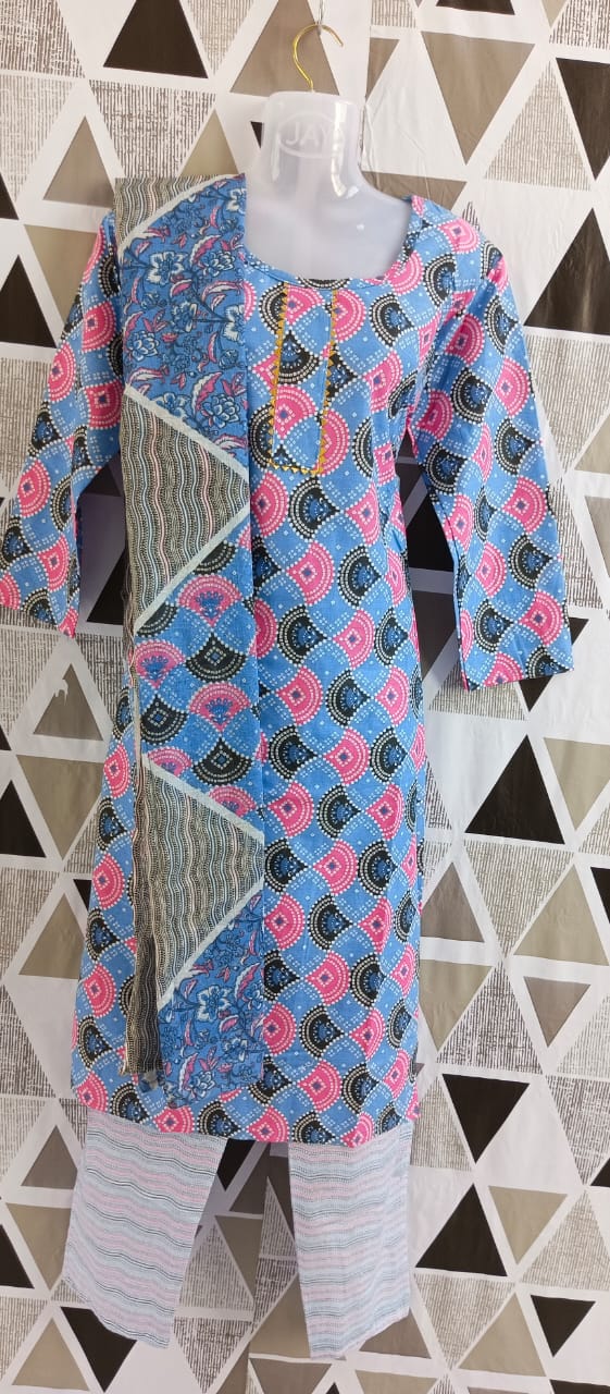 Fancy pant plazo suit with dupatta size 2XL code no 106