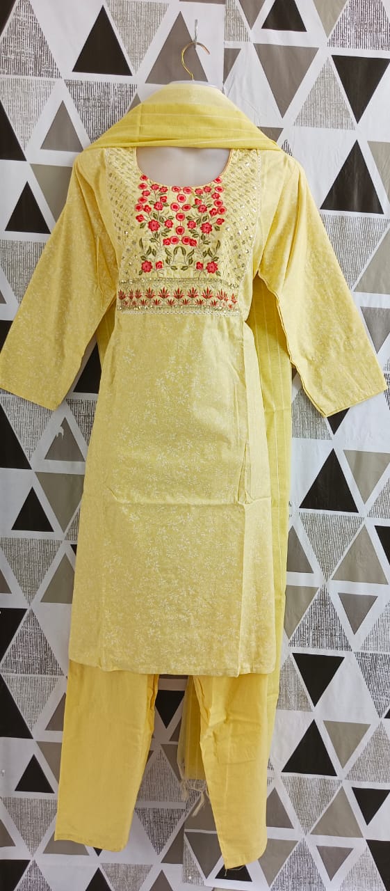 Fancy pant plazo suit with dupatta size 2XL code no 105