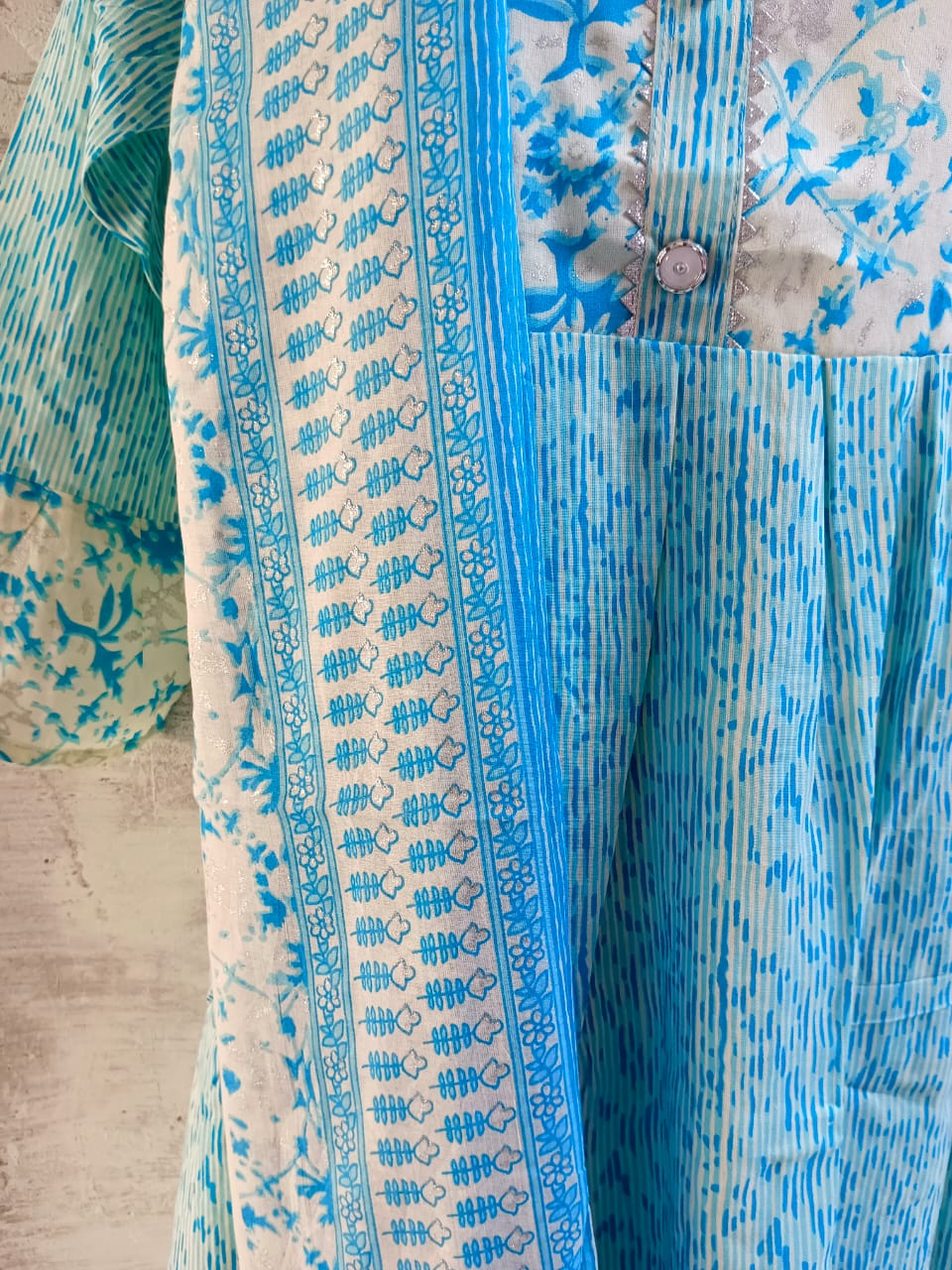 fancy nyra cut suit with dupatta size XL code no 104B