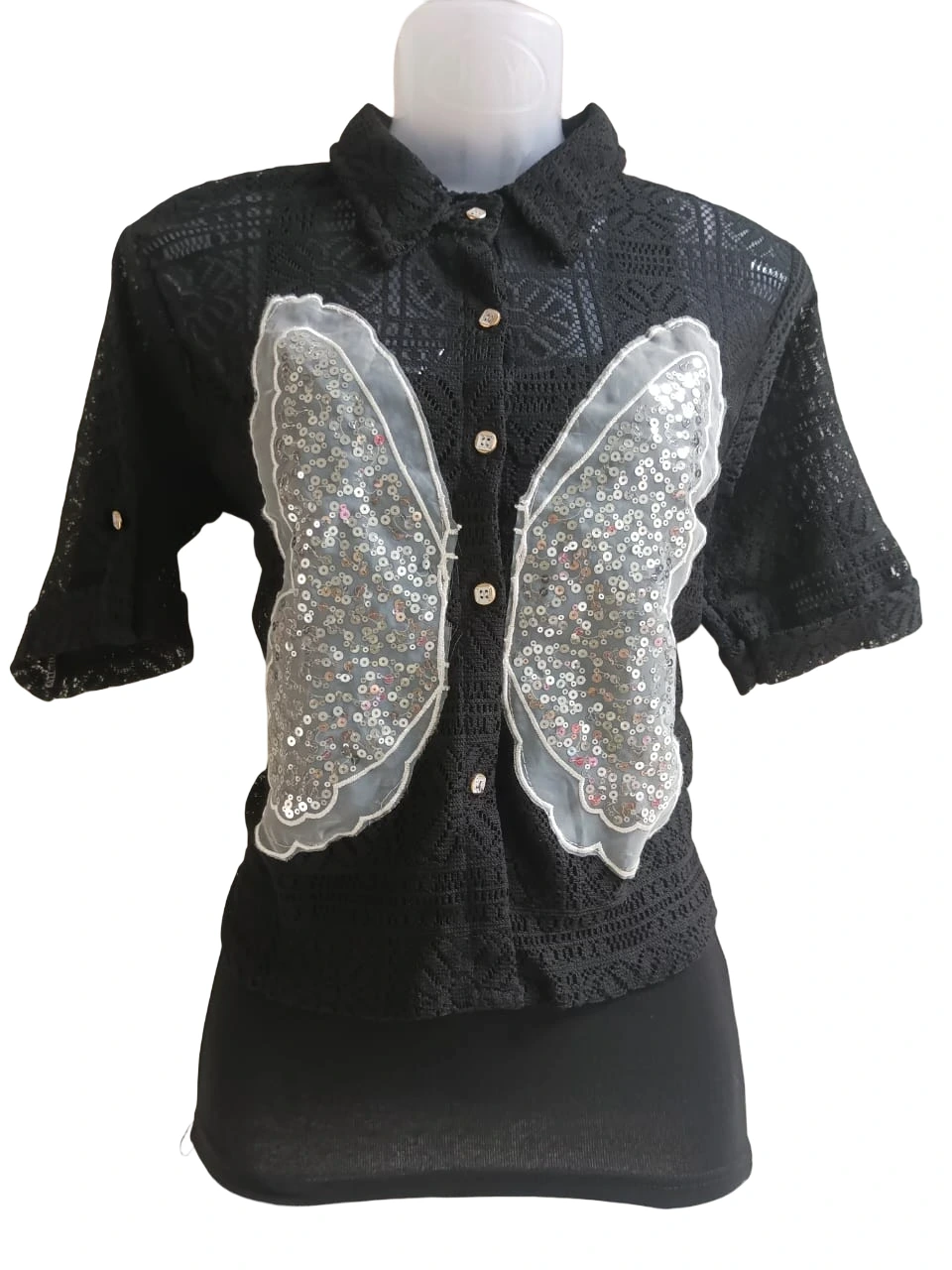 Fancy top for girls with inner Size L Code 101A