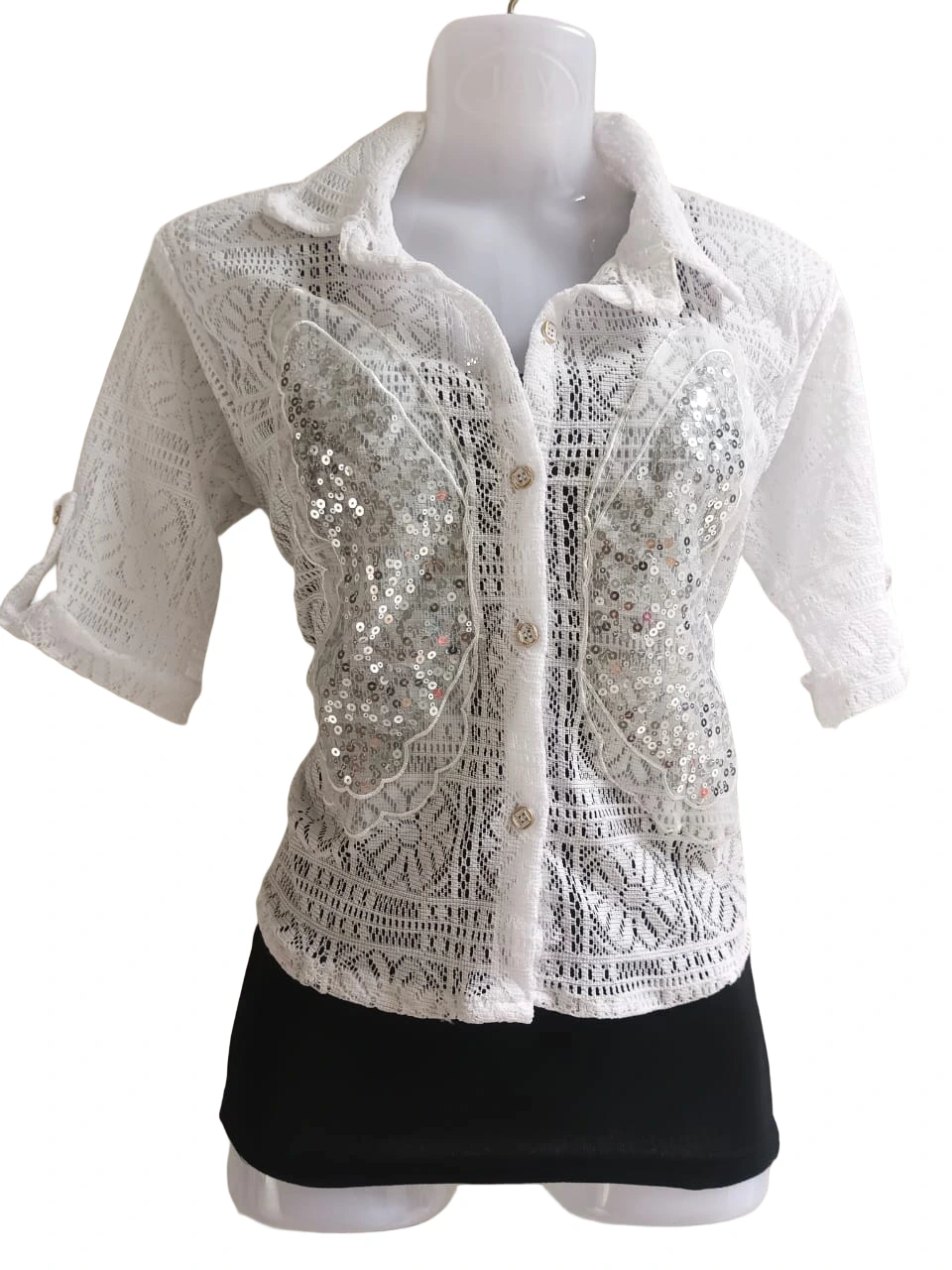 Fancy top for girls with inner Size L Code 101B