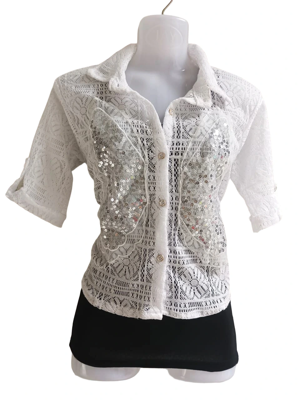 Fancy top for girls with inner Size L Code 101B
