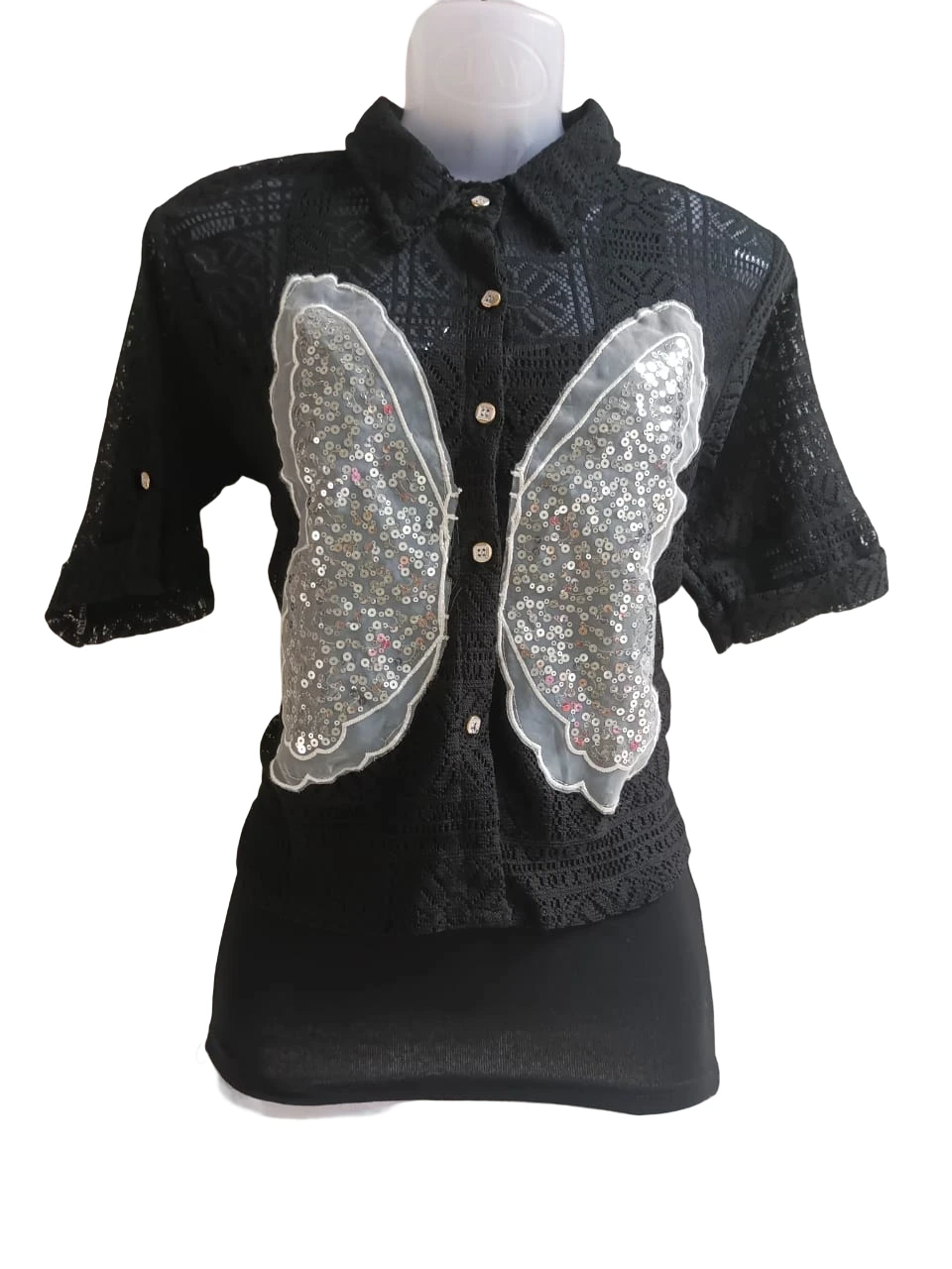 Fancy top for girls with inner Size L Code 101A