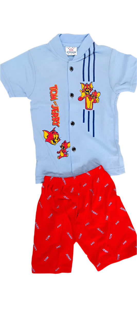 TOM AND JERRY SUIT FOR 1 TO 2 YEARS CHILD SIZE NO 20 CODE NO 222