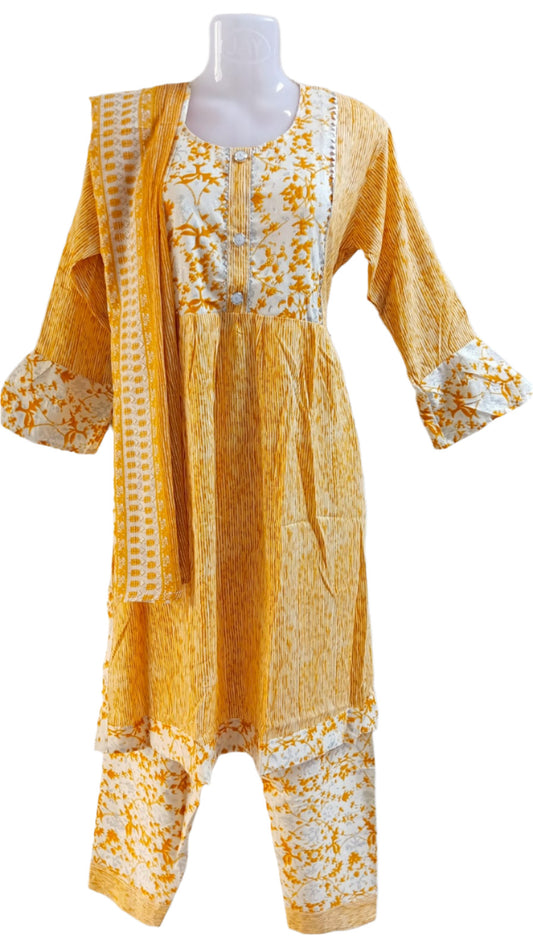 fancy nyra cut suit with dupatta size XL code no 104A